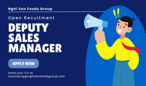 Recruitment Job opening Deputy Sales Manager