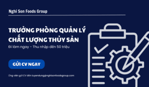 Tuyển dụng trưởng phòng quản lý chất lượng