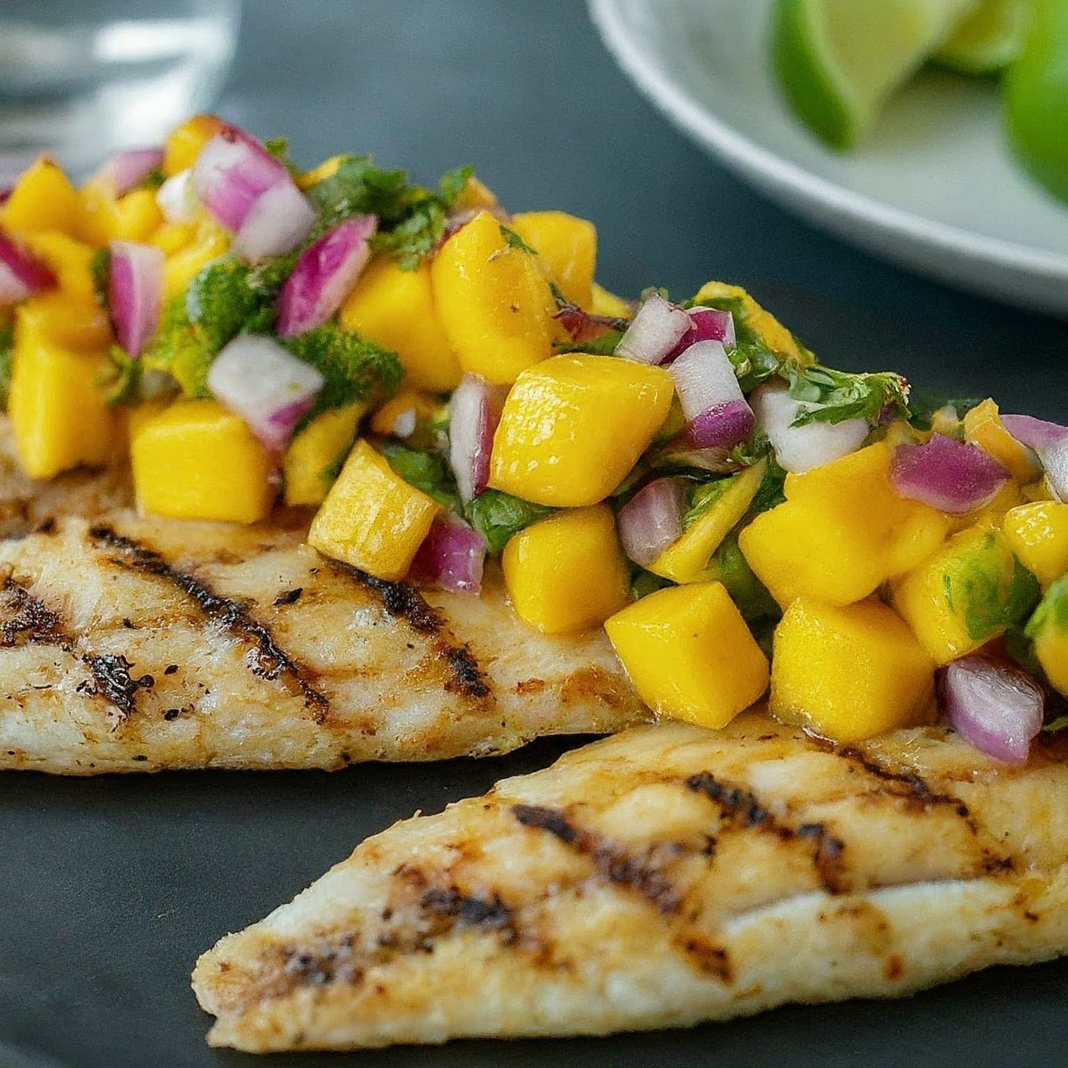 Grilled Pangasius with Mango Salsa